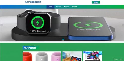 計算機畢業設計springboot電子產品質量監督系統zet5f9
